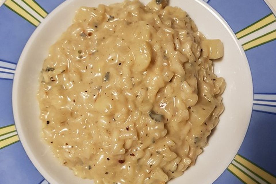 Susys herbstliches Birnen-Gorgonzola Risotto