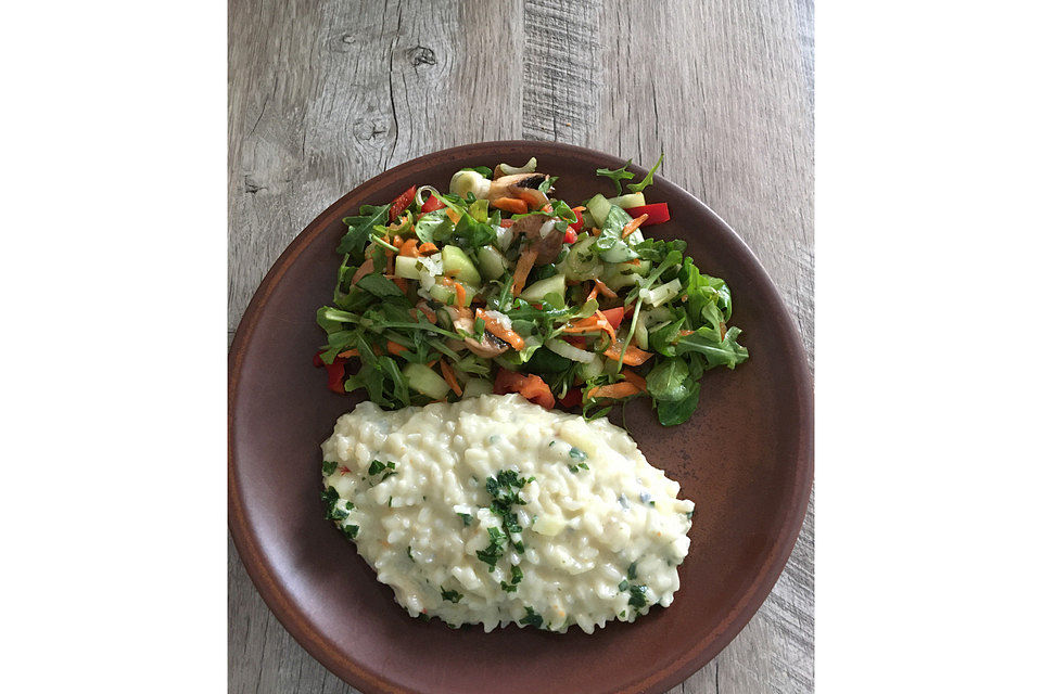 Susys herbstliches Birnen-Gorgonzola Risotto