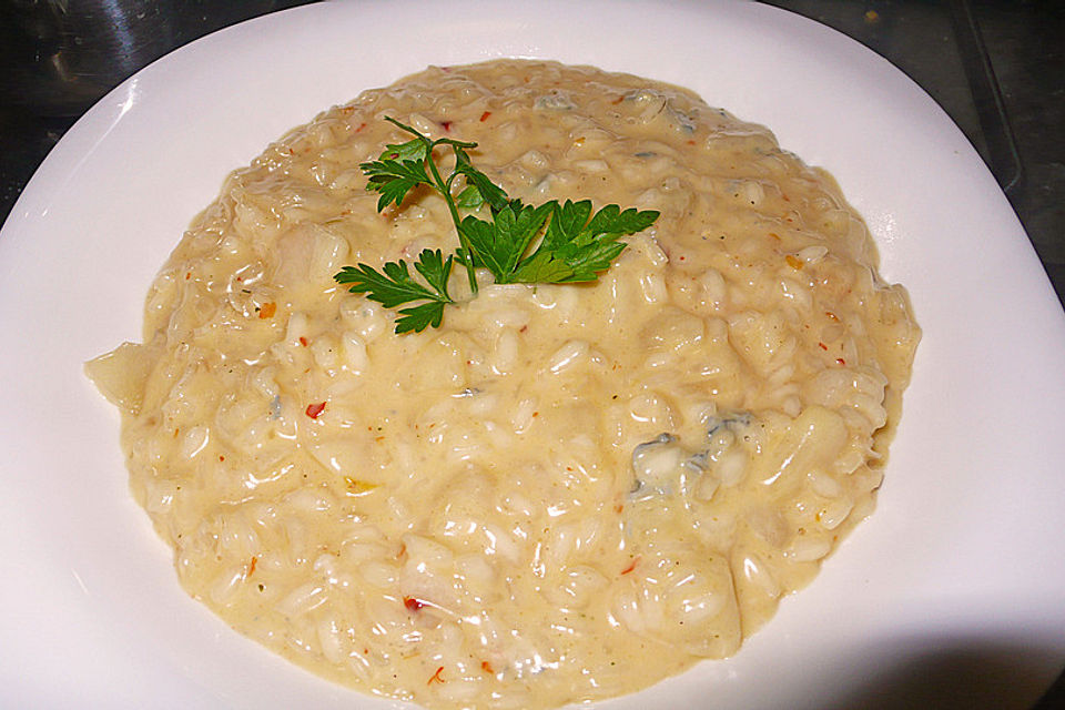 Susys herbstliches Birnen-Gorgonzola Risotto