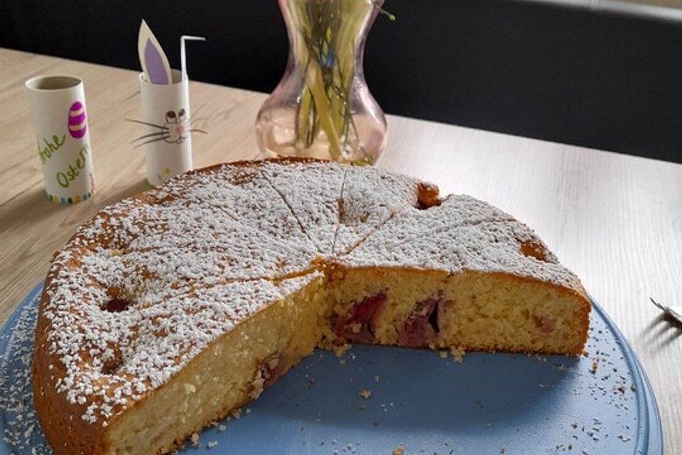 Schneller Erdbeerkuchen