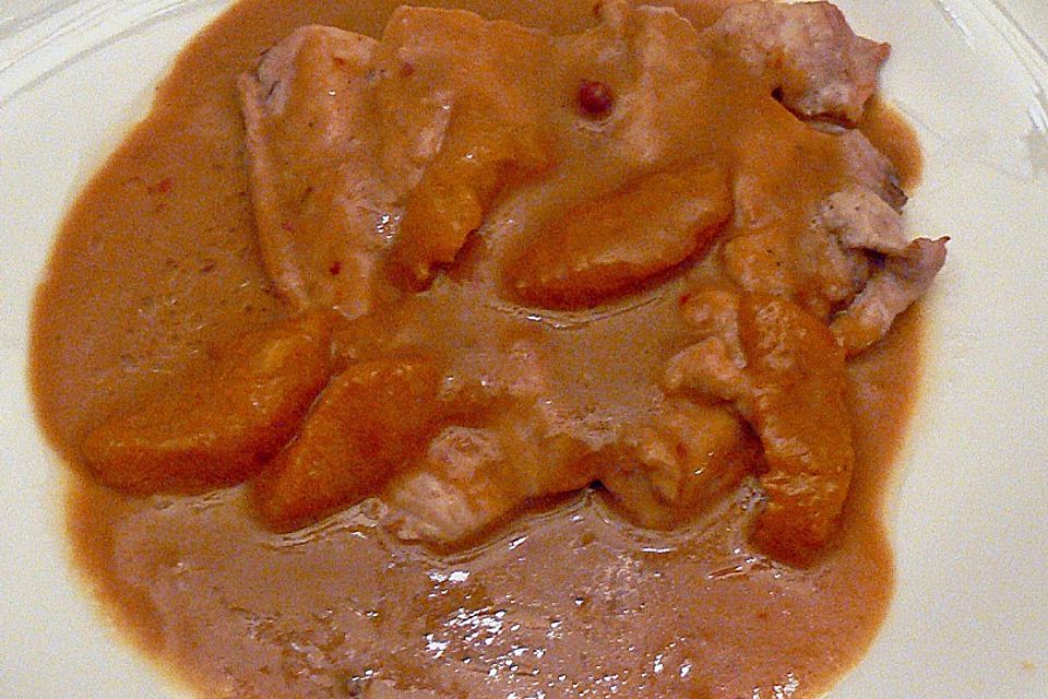 Lachsfilet auf Orangen - Senf Sauce