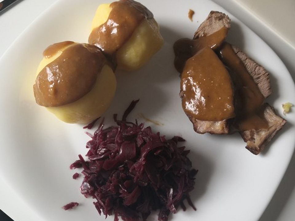Rinderbraten in dunkler Biersauce von DieBella| Chefkoch