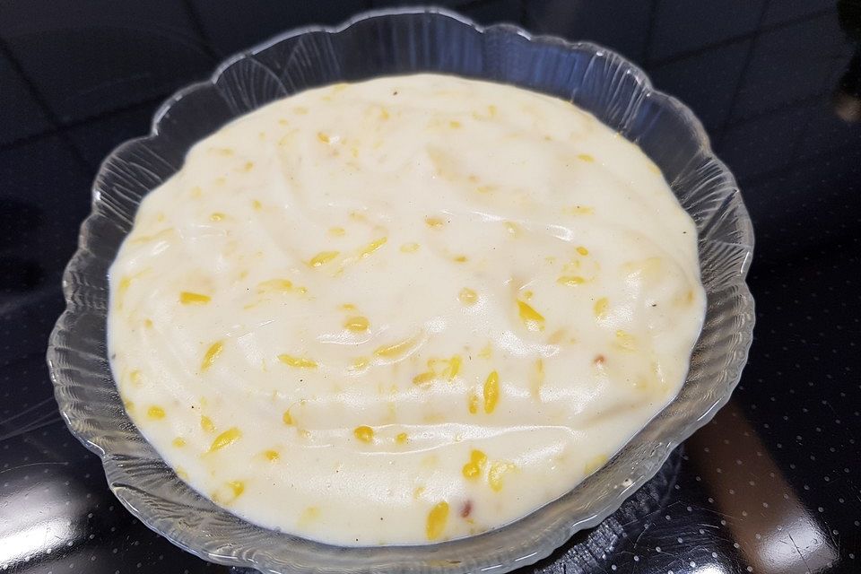 Mandarinenpudding mit Quark