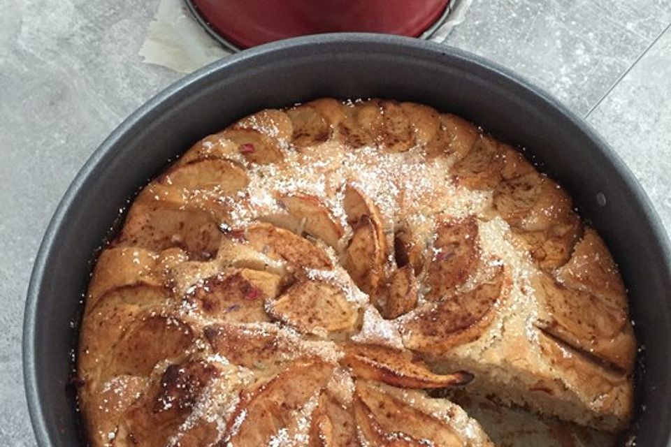 Veganer Apfelkuchen sehr fein