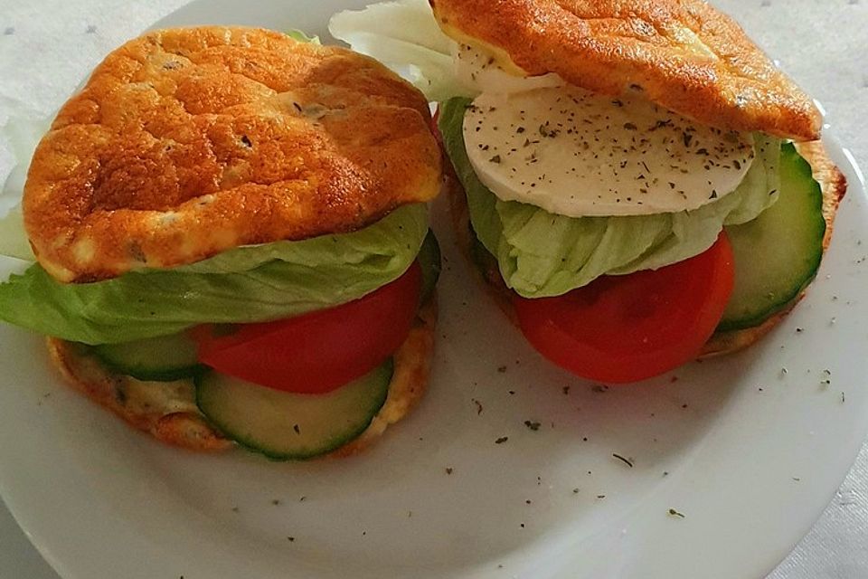 Low Carb Burgerbrötchen 'Oopsies'