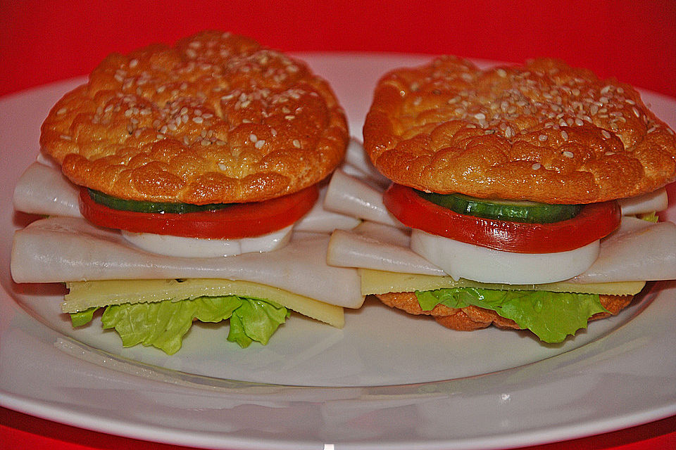 Low Carb Burgerbrötchen 'Oopsies'