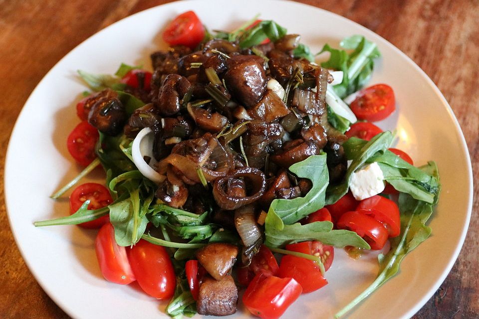 Champignons in Balsamico