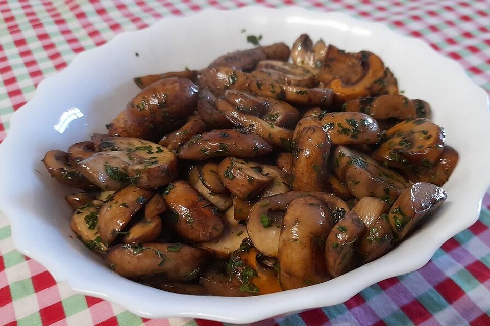 Champignons in Balsamico