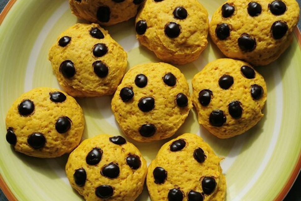 Kürbis-Cookies mit Chocolate Chips Kürbis-Cookies mit Chocolate Chips