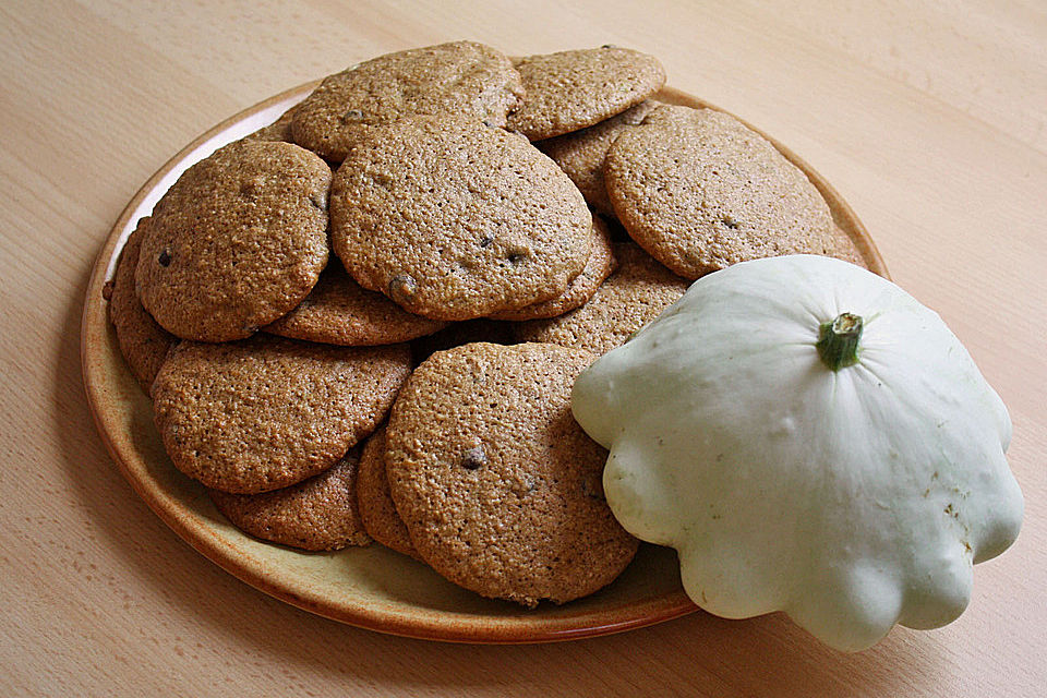 Kürbis-Cookies mit Chocolate Chips Kürbis-Cookies mit Chocolate Chips