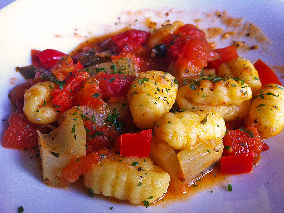 Gnocchi mit Tomaten-Fenchel-Gemüse von gruebel| Chefkoch