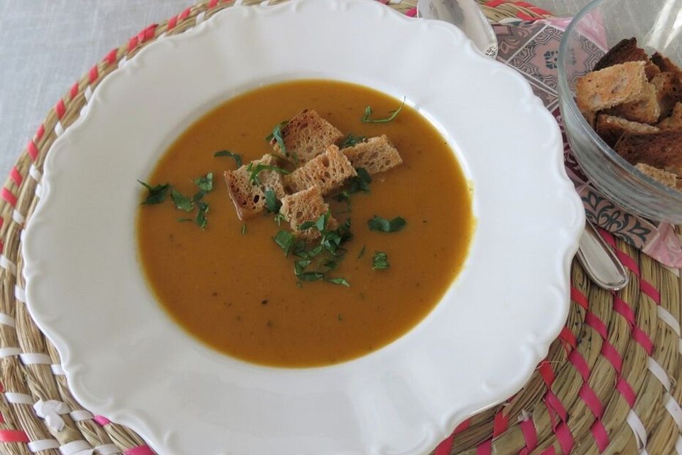 Karotten-Kartoffelsuppe