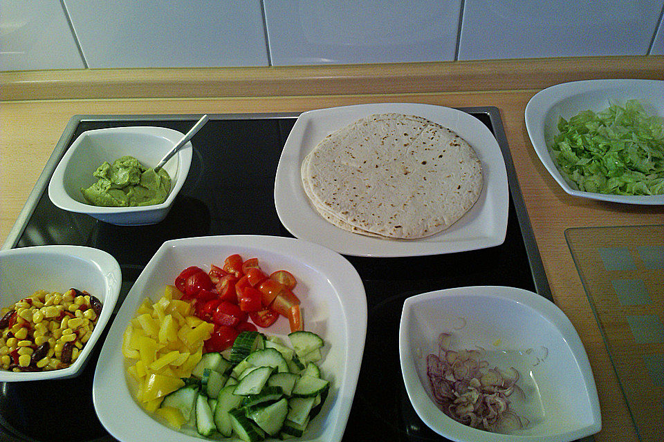 Vegetarische Wraps