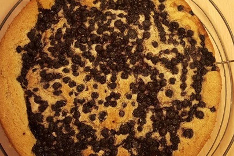 Veganer Heidelbeer-Kuchen à la Mäusle