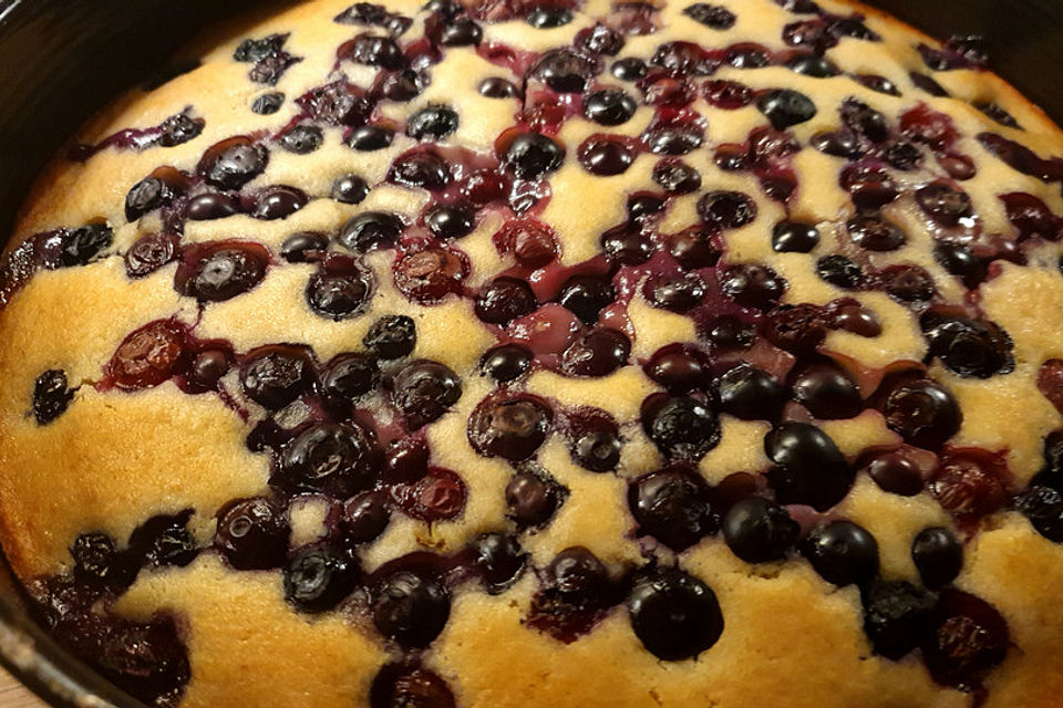 Veganer Heidelbeer-Kuchen à la Mäusle