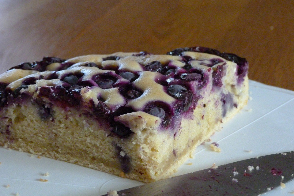 Veganer Heidelbeer-Kuchen à la Mäusle