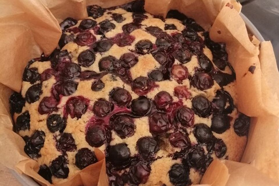 Veganer Heidelbeer-Kuchen à la Mäusle