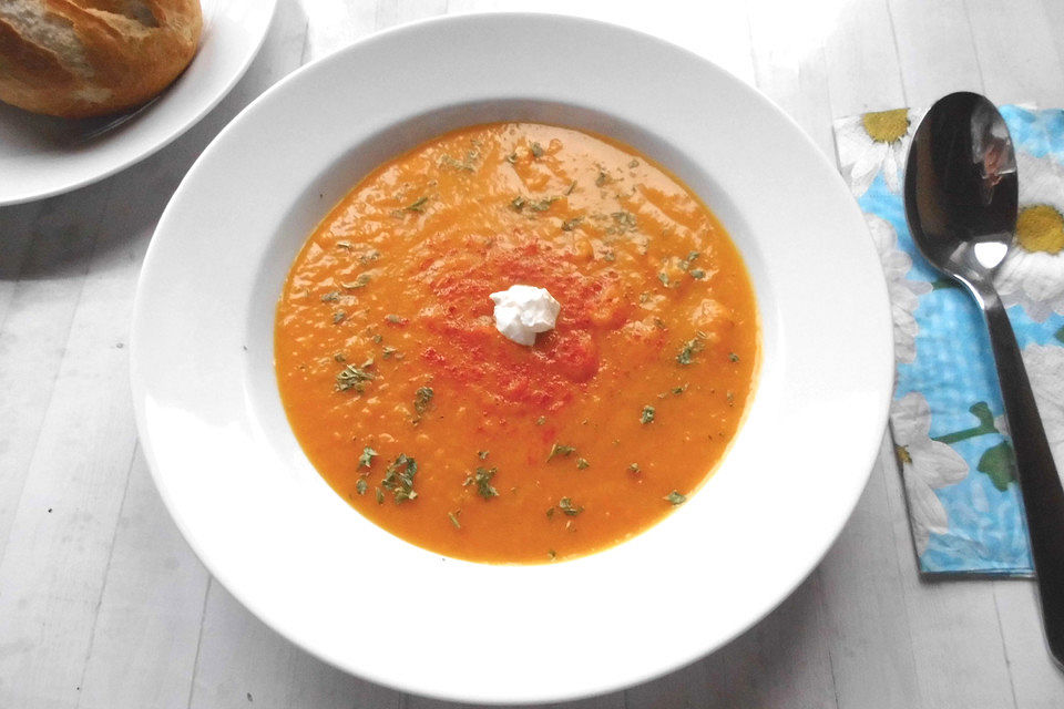 Kürbis-Cremesuppe