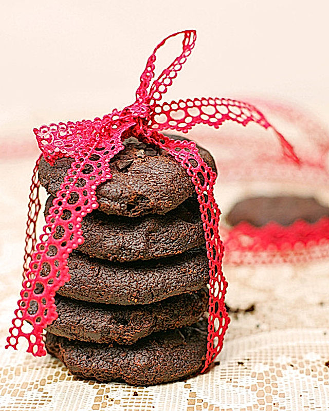 Sehr schokoladige Schokocookies