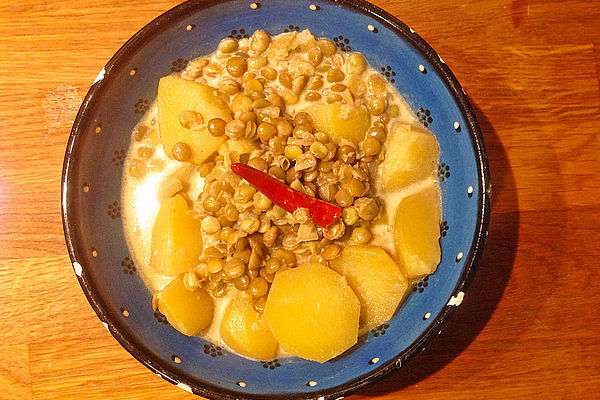 Kartoffeln in scharfen Sahnelinsen von monikakao | Chefkoch