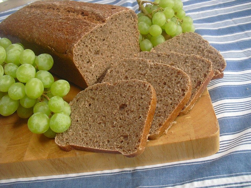 Dunkles Roggenvollkornbrot aus Sauerteig von salmisanni| Chefkoch