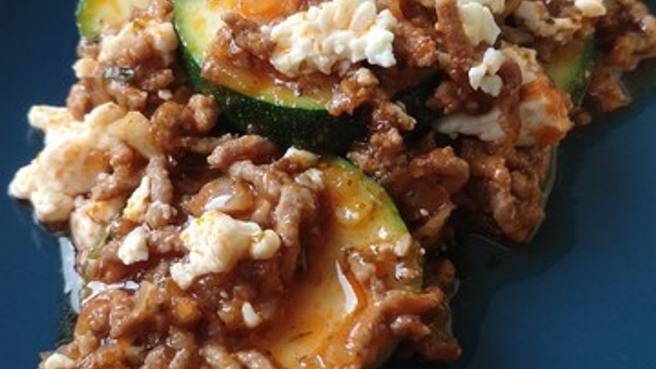 Griechischer Zucchini-Auflauf mit Feta von schleckigekatze Griechischer Zucchini-Auflauf mit Feta von schleckigekatze