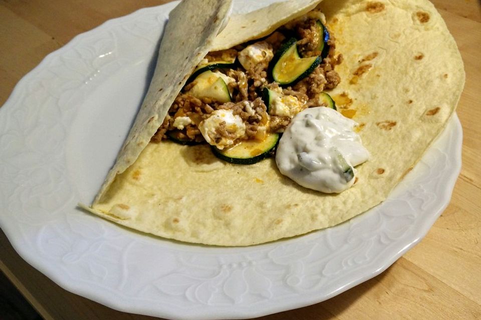 Griechischer Zucchini-Auflauf mit Feta