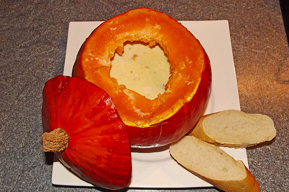 Kürbissuppe aus dem Backofen