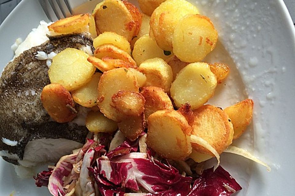 Bratkartoffeln - innen weich, außen sehr knusprig