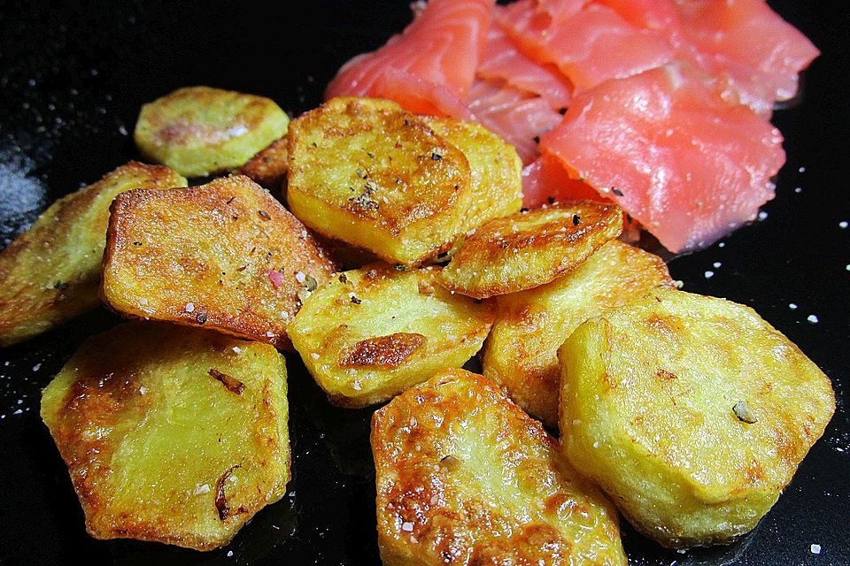 Bratkartoffeln - innen weich, außen sehr knusprig