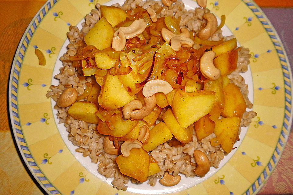 krümeltigers Zwiebel-Apfel-Curry