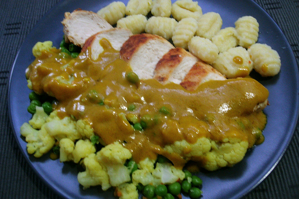 Hähnchenfilet mit Blumenkohlcurry