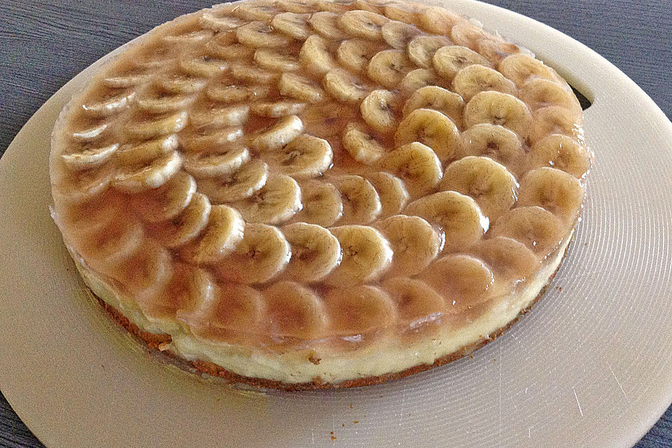 Bananen-Pudding-Kuchen