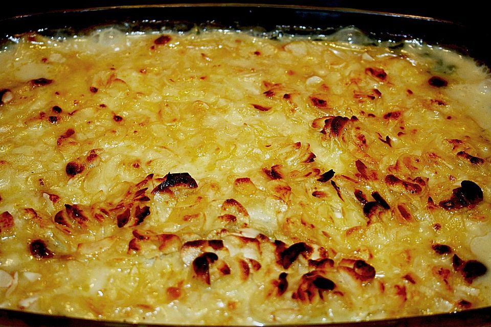 Flundern - Krautstiel Lasagne