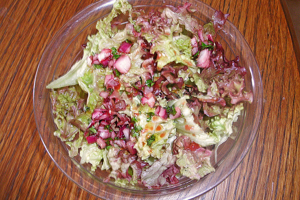 Herzhaftes Granatapfel-Dressing Herzhaftes Granatapfel-Dressing
