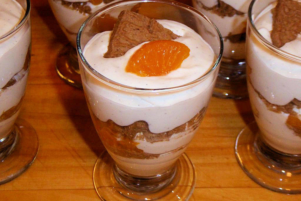 Spekulatius-Mandarinen-Quark-Creme