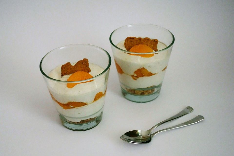 Spekulatius-Mandarinen-Quark-Creme