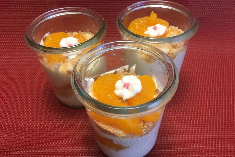 Spekulatius-Mandarinen-Quark-Creme