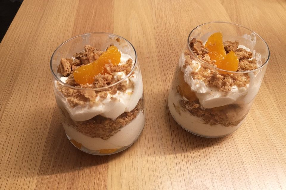 Spekulatius-Mandarinen-Quark-Creme