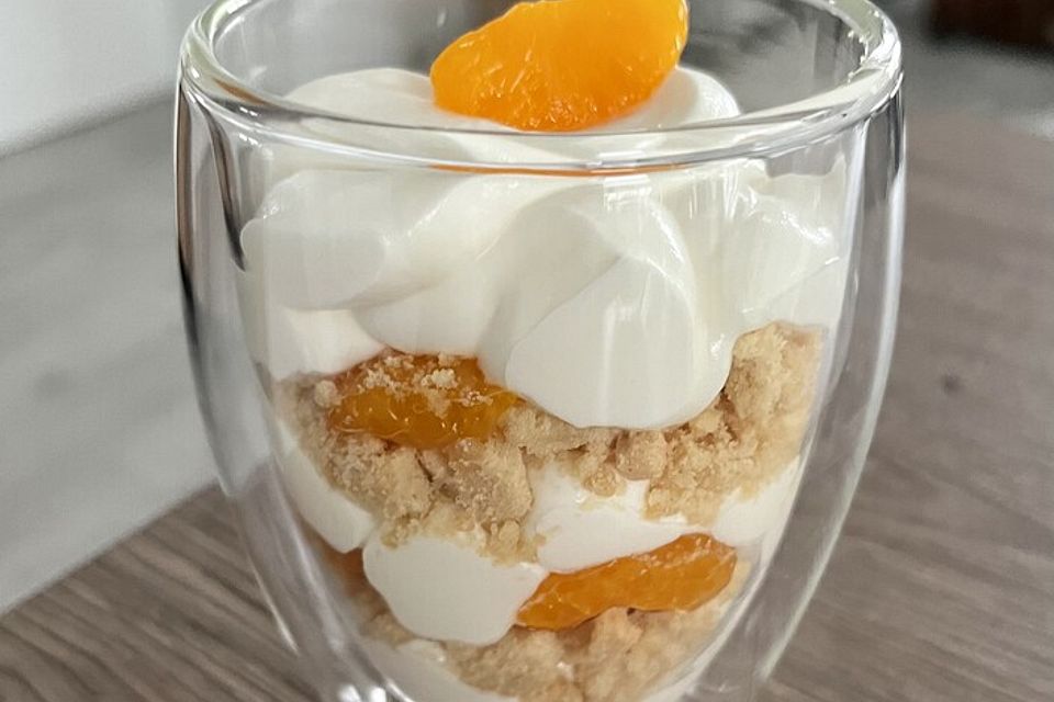 Spekulatius-Mandarinen-Quark-Creme