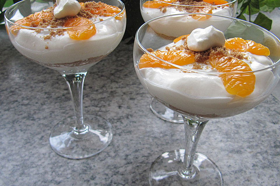 Spekulatius-Mandarinen-Quark-Creme