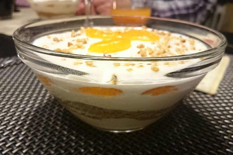 Spekulatius-Mandarinen-Quark-Creme