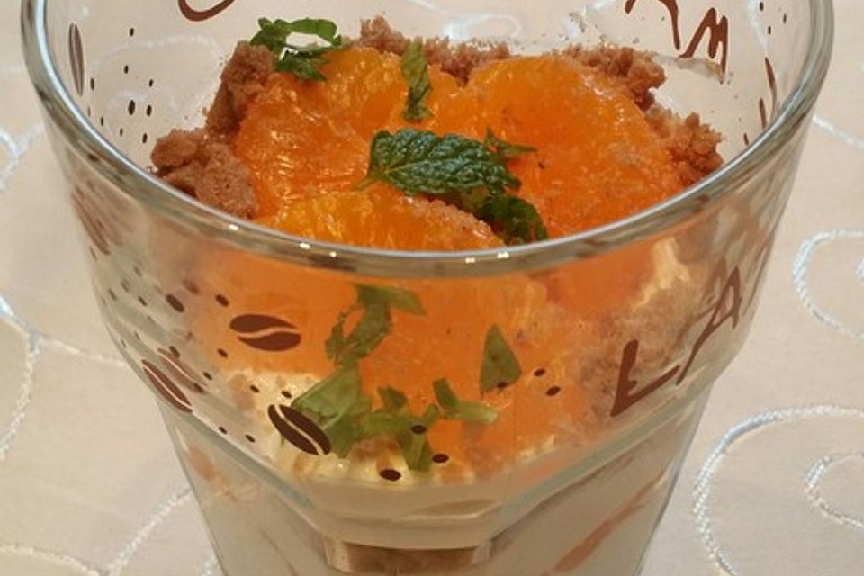 Spekulatius-Mandarinen-Quark-Creme