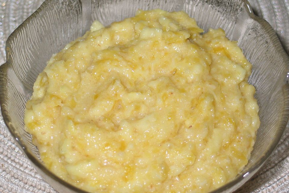 Mango-Kokos-Grießpudding