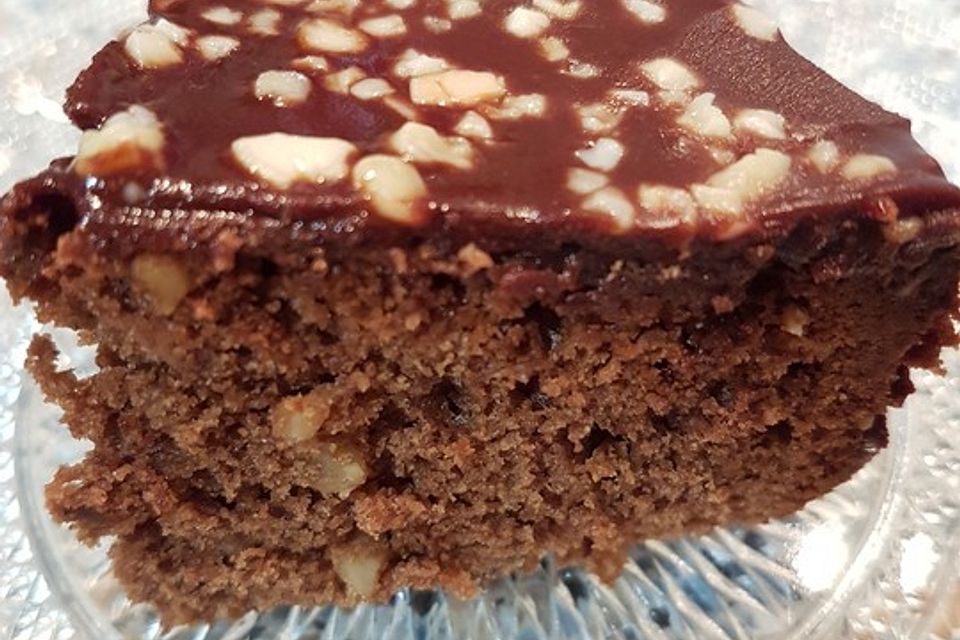 Schokoladen-Weihnachtsbrownies mit Toffeelikör