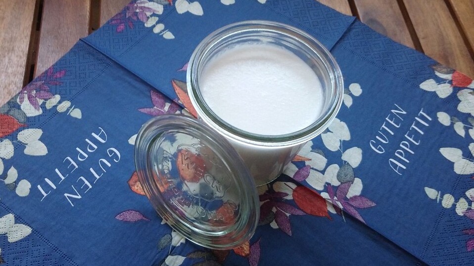 Kokosmilch selbst gemacht aus Kokosraspeln von MissShrek