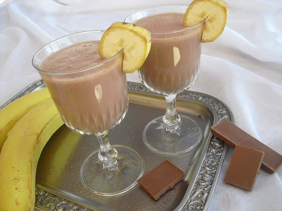 Schokoladen-Bananen-Milchshake von Muffin-Baby| Chefkoch