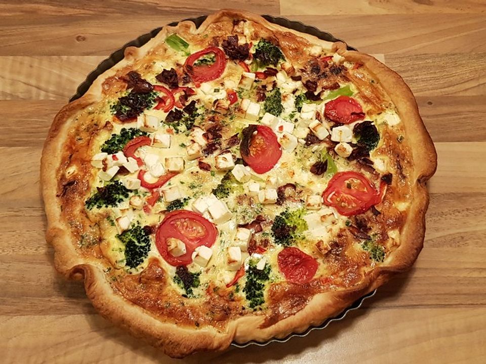 Brokkoli-Schafskäse-Quiche von vgerlach | Chefkoch