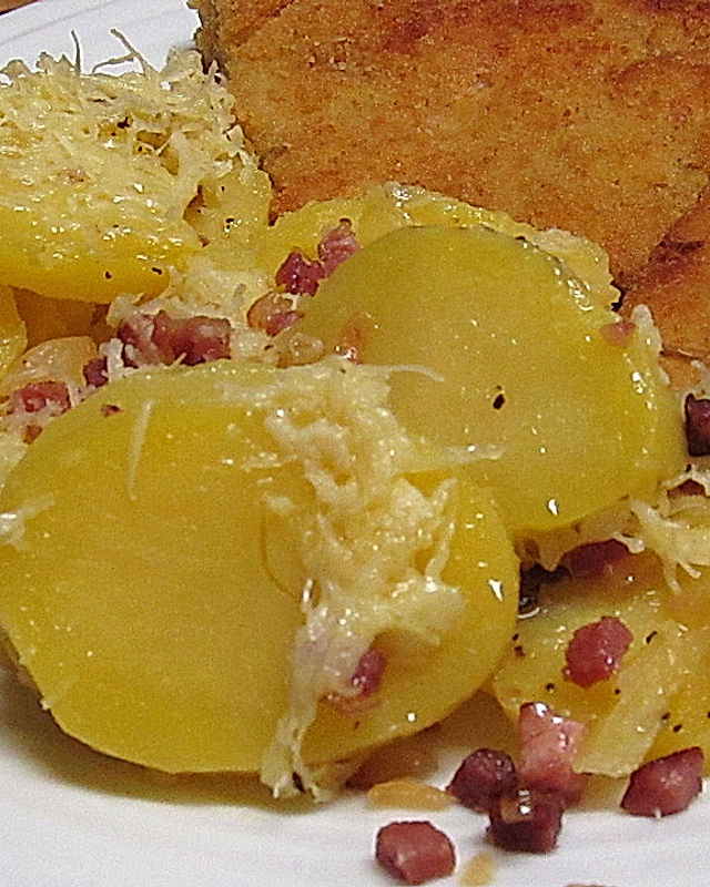 Bergkäse-Speckkartoffeln