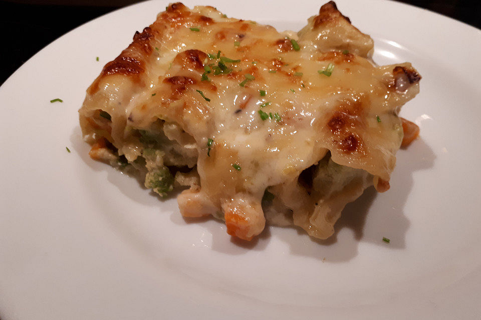 Überbackene Cannelloni mit Romanesco